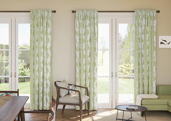 Construct, Grass Green - Made to Measure Curtains - Image 3